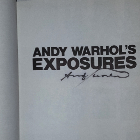 Collectible Andy Warhol Signed Book - Picture 1 of 4